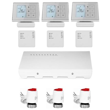 Pachet automatizare Stabil WIFI pentru incalzire din distribuitor cu 3 zone, Daver