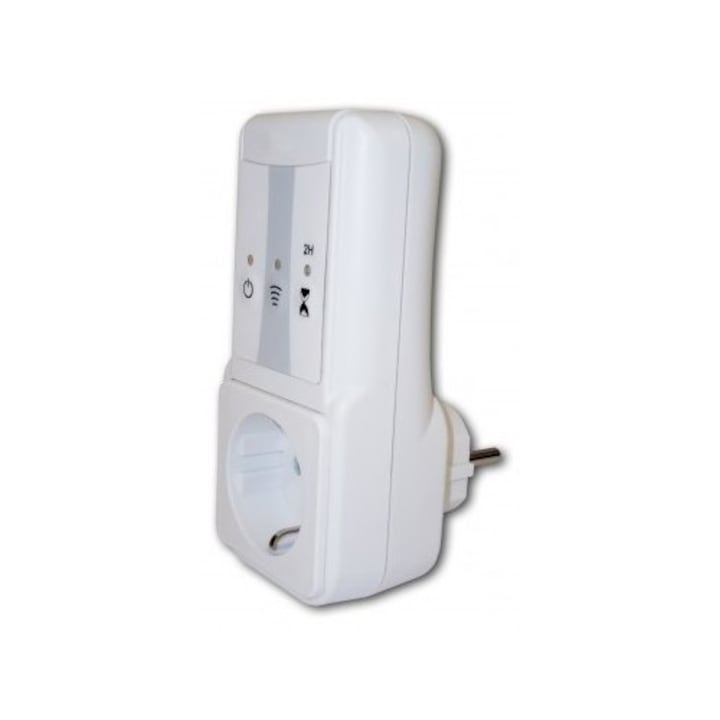 Termostat Receptor Wireless V25, pentru priza, 16A, pentru incalzire in pardoseala si ambientala