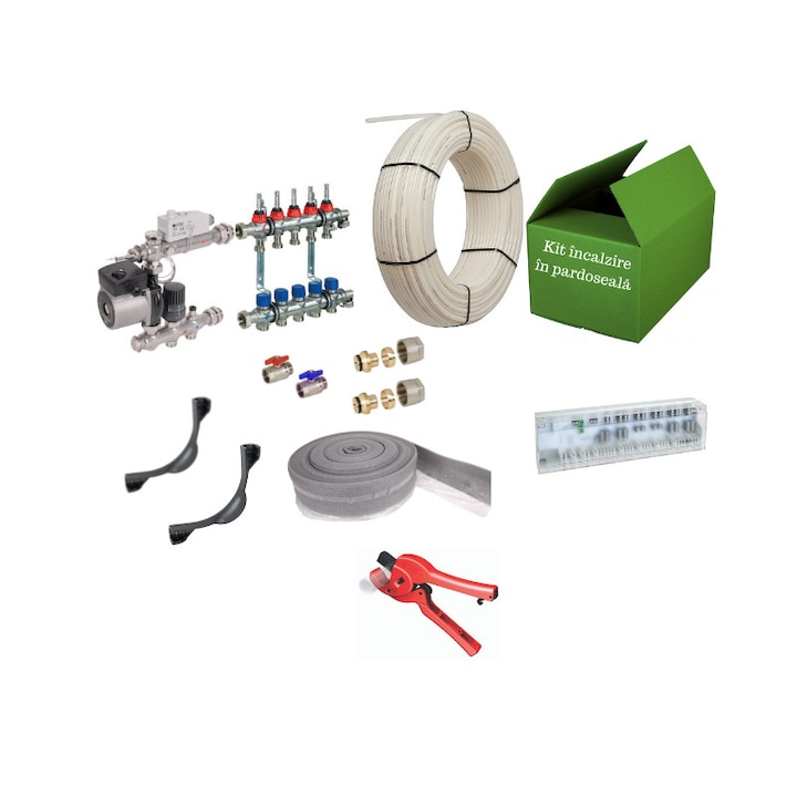 Kit incalzire in pardoseala PREMIUM cu unitate de amestec 120MP