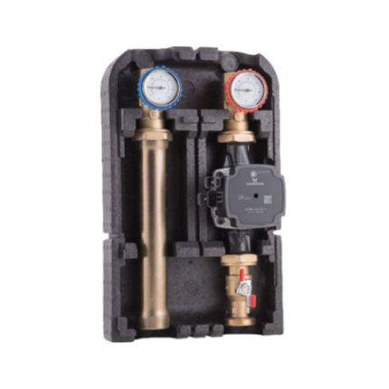 Grup de distributie directa RTM cu pompa Grundfos UPM3 Hybrid 25/7 180 mm