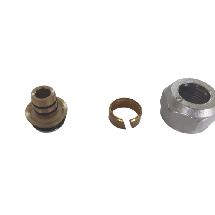 Adaptor eurocon nichelat pentru teava 16 x 2.0mm x 3/4 , MGD