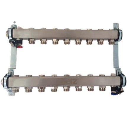 Ansamblu distribuitor inox 8 cai detentor HERZ Armaturen