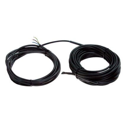 Cablu incalzire pentru jgheab, Zamel, 1260W, Lungime 70m, Negru