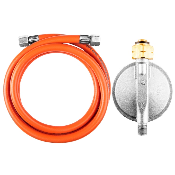 Kit incalzire pe gaz, Topex, Portocaliu/Crom
