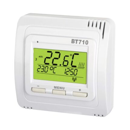 Termostat Cu Radiocomanda Vitalheizung Bt710 Alb Pentru Incalzire Cu Infrarosu