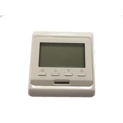 Termostat digital programabil, Eco Warm, Plastic, cu ecran LCD, cu doi senzori, Alb