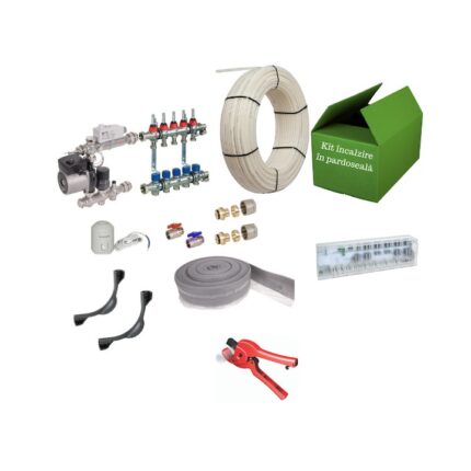 Kit incalzire in pardoseala PREMIUM cu unitate de amestec, actuatori 80MP
