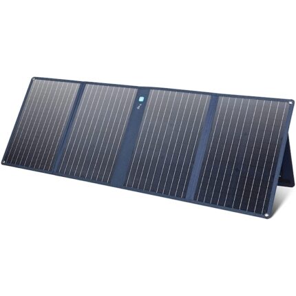 Panou solar pliabil Anker 625, 100W, Suport Ajustabil, USB-C, USB-A, compatibil cu PowerHouse