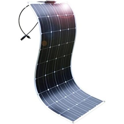 Panou fotovoltaic flexibil monocristalin 100W 36 celule fotovoltaice 18V pentru aplicatii on-grid si off-grid