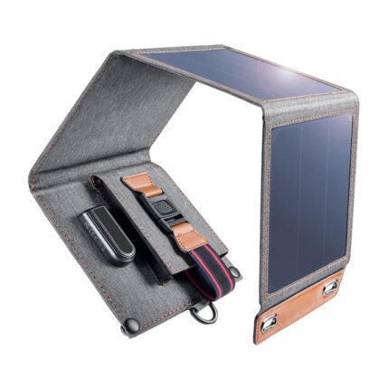 Panou solar portabil, 14 W, USB, 5 V/2.4 A, IPX4, 14W