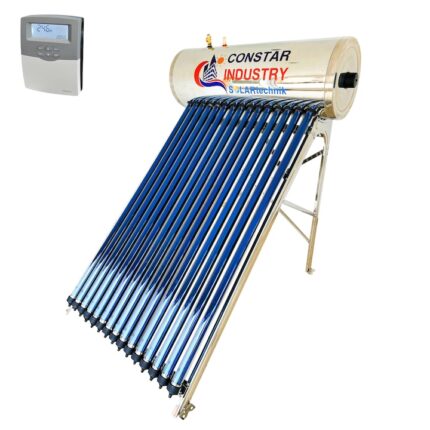 Panou solar pentru apa calda, presurizat, 180 litri, din inox, cu 18 tuburi vidate heat-pipe