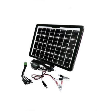 Panou solar portabil 36,5 cm x 25 cm, CcLamp CL-1615 cu regulator tensiune 16V / 9V / 6V, 15W, Port multi usb, ip65, Incarcare dispozitive electronice sau baterii auto si moto