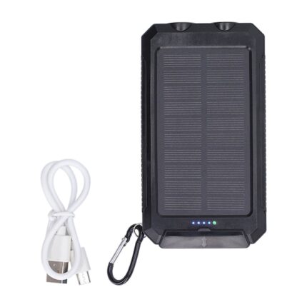 Panou solar, 20000mAh IP66 Impermeabil Incarcare rapida 3 moduri de iluminare