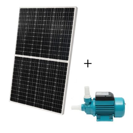 Pompa apa suprafata 24V, 280W, 1.5m3/h, cu panou solar fotovoltaic 405W monocristalin Solid Volt