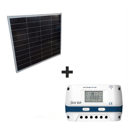 Kit solar fotovoltaic off grid panou solar 200W si regulator/controller 30A cabana, rulota, casa, autorulota, container, iluminat, Solid Volt