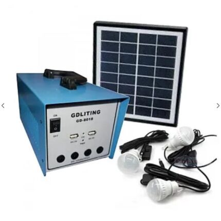 Kit Solar GD-8018 Avansat cu 3 becuri lanterna multifunctionala