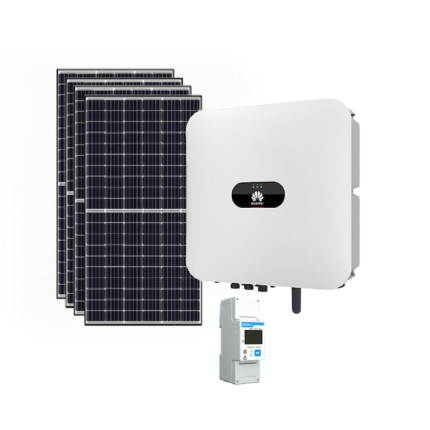 Sistem fotovoltaic Huawei 4 kW, monofazic ON GRID, invertor Huawei 4kW si 10 panouri Canadian Solar 410W