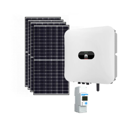 Set Sistem Fotovoltaic 5kW monofazat, Invertor Huawei 5kW monofazat, 14 panouri Munchen Energieprodukte 455W + Sistem montaj acoperis ceramic