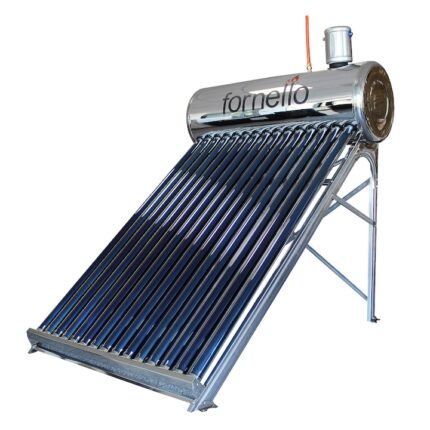 Panou solar nepresurizat Fornello pentru producere apa calda, cu rezervor inox 150 litri si 18 tuburi vidate