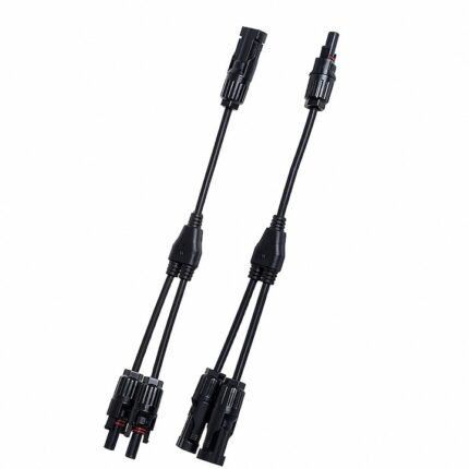 Set 2 cabluri conector paralel solar, Kimystam, Tip Y Splitter, conector MC4, instrument pentru conectarea in paralel a panourilor solare