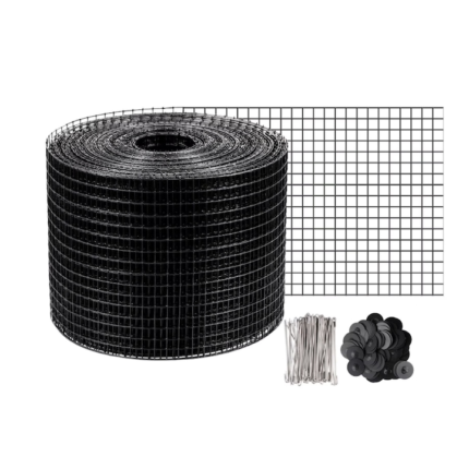 Plasa de protectie pentru panouri fotovoltaice cu 80 de elemente de fixare, latime 17 cm