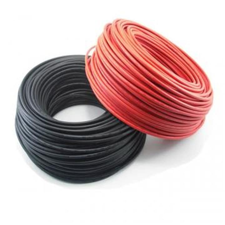 Pachet 20m cablu solar 6mm rosu si negru