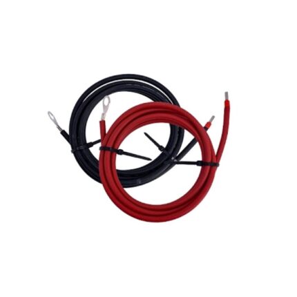 Cablu de conexiune controler- baterie 6mm², 32A rosu- negru, 2x2 metri