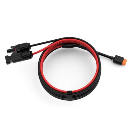 Cablu EcoFlow la XT60i pentru conectare Panouri Solare, 3.5m, Negru/Rosu