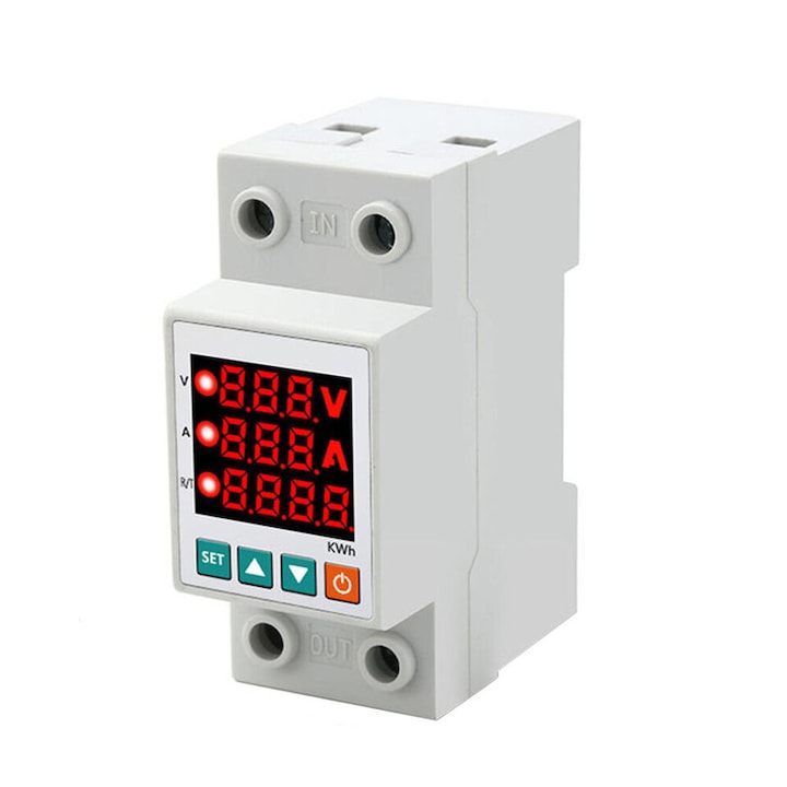 Releu Protectie Tensiune, JENUOS®, afisaj digital, 63A