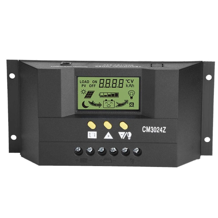 Controler solar 30A CM3024Z / 12V-24V regulator pentru panou fotovoltaic