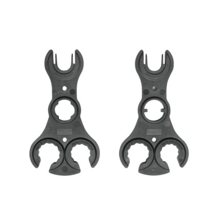 Set 2 chei utilizate pentru instalarea si intretinerea panourilor solare fotovoltaice, compatibile cu conectori tip MC4, maner ergonomic pentru anti-alunecare, culoare negru, usoare si portabile