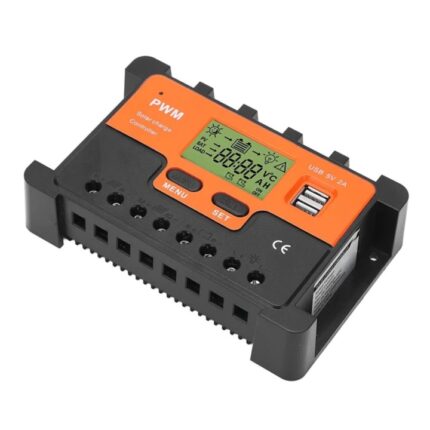 Controler De Incarcare Solara, 40A, Port USB Dublu, 12V/24V, Parametrul Automat PWM, Ecran LCD Reglabil, Miromoto®