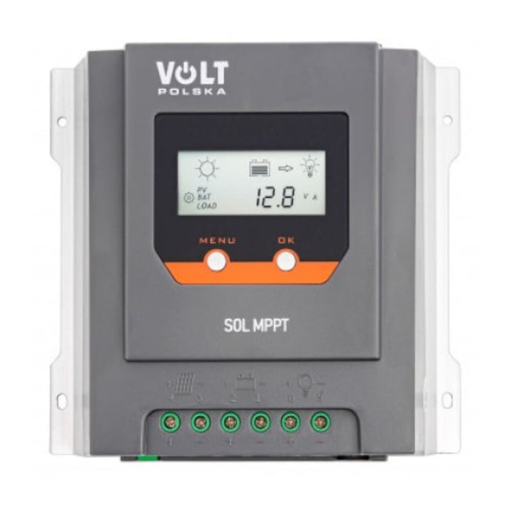 Regulator de incaracare panouri fotovoltaice SOL MPPT 20A cu conectivitate BlueTooth Volt Polska