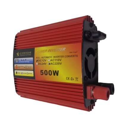 Invertor de putere monofazat, 500W, Rosu