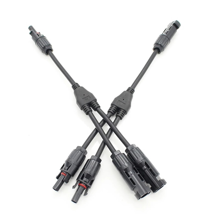 Set Conector Spliter MC4 Y Mama-tata pentru Cablu Solar 4-6 mm