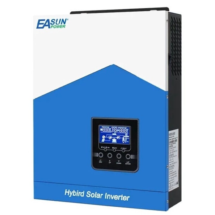 Invertor Solar 3000W, Unda Sinusoidala Pura, Controler Incarcare MPPT, 305x272x100mm, 24V, 220-240V