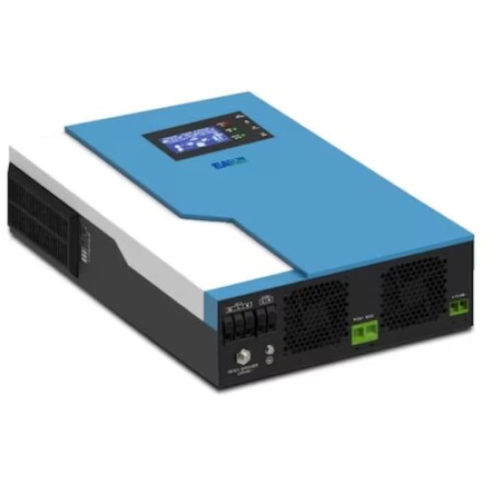 Invertor EASUN SML 5.5KW sinus pur 48V cu regulator MPPT 100A si modul WIFI pentru monitorizare inclus, off-grid, panouri fotovoltaice, kit solar