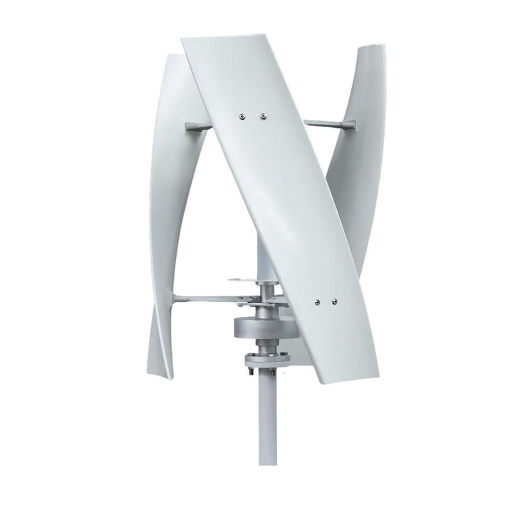 Turbina Eoliana Verticala 3000W, pornire la 2m/s, 3 pale, aluminiu, 24V, set cu controler
