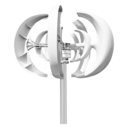 Turbina Eoliana cu Ax Vertical, 5 pale, 1000W, 24V, Controler MPPT inclus