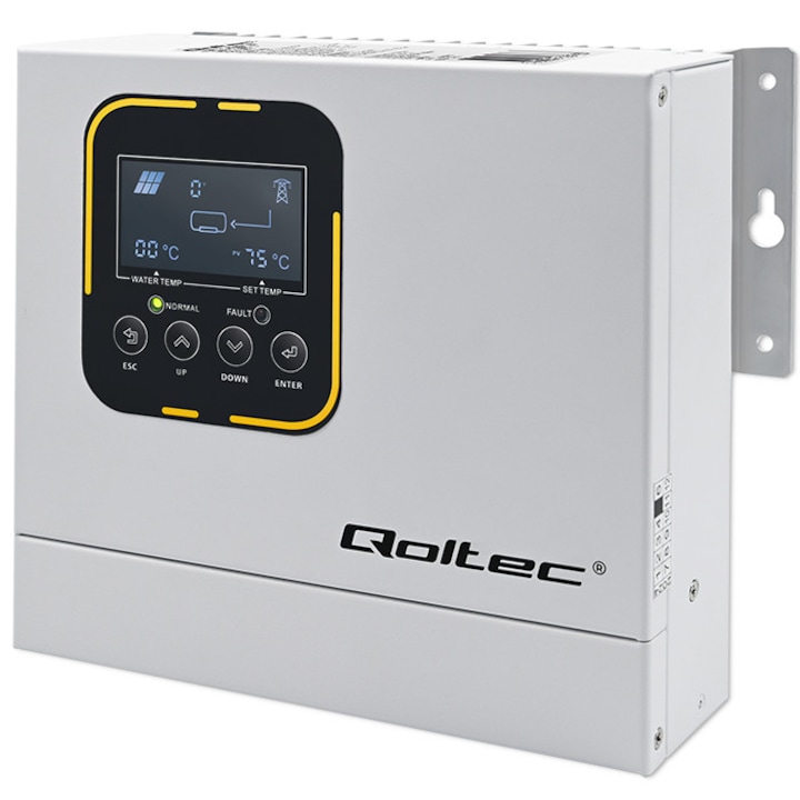 Invertor solar pentru incalzirea apei, Qoltec, ECO Solar Boost, MPPT, BYPASS, LCD, 4kW