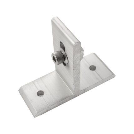 Suport Mercaton® din aluminiu pentru fixare panou fotovoltaic pe acoperisuri de tabla, Inaltime 85 mm