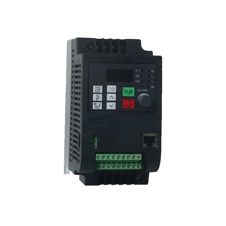 Invertor curent VFD, 22KW, 220V-380V, control vectorial, 82x135x155mm, multicolor