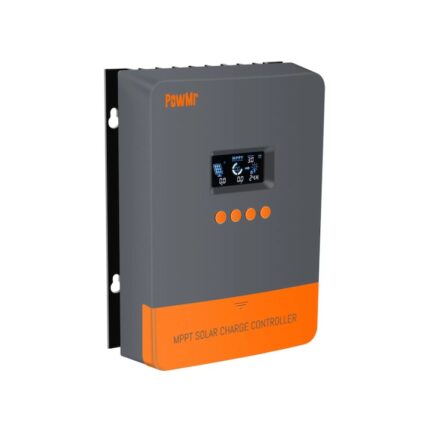 Controller solar fotovoltaic MPPT 60A, 12-48V, 2880 Watts, PowMr, portocaliu