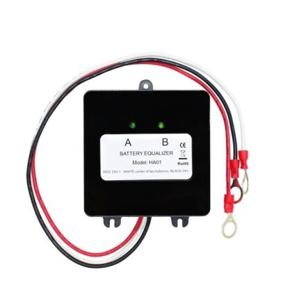 Egalizator baterii 24V, monitorizator permanent de tensiuni individuale, protectie la polaritate inversa, 2 x 12V