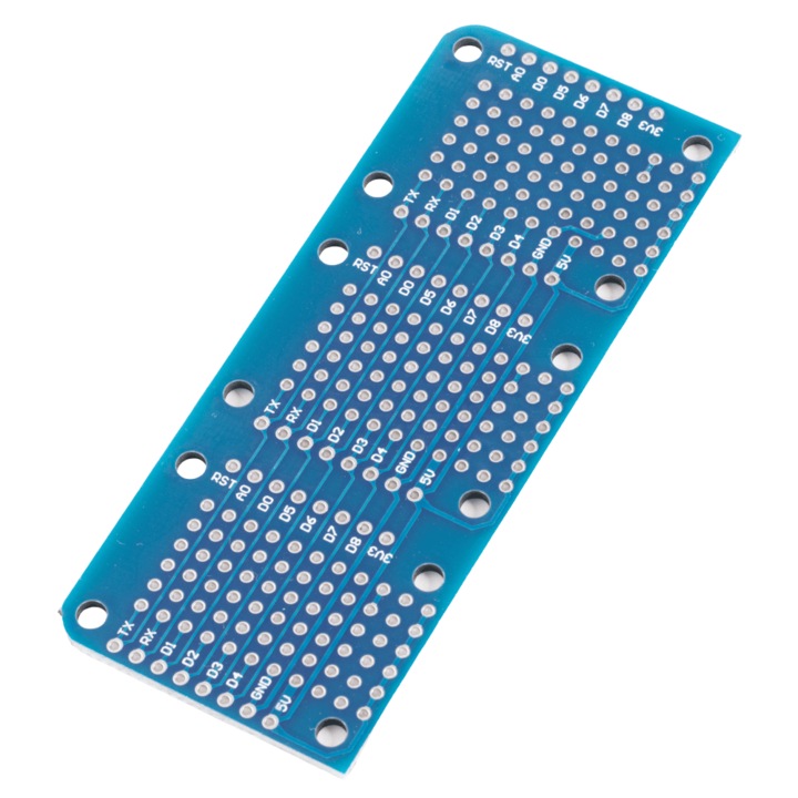 Placa de expansiune tripla, Wemos, D1 Mini, Albastru