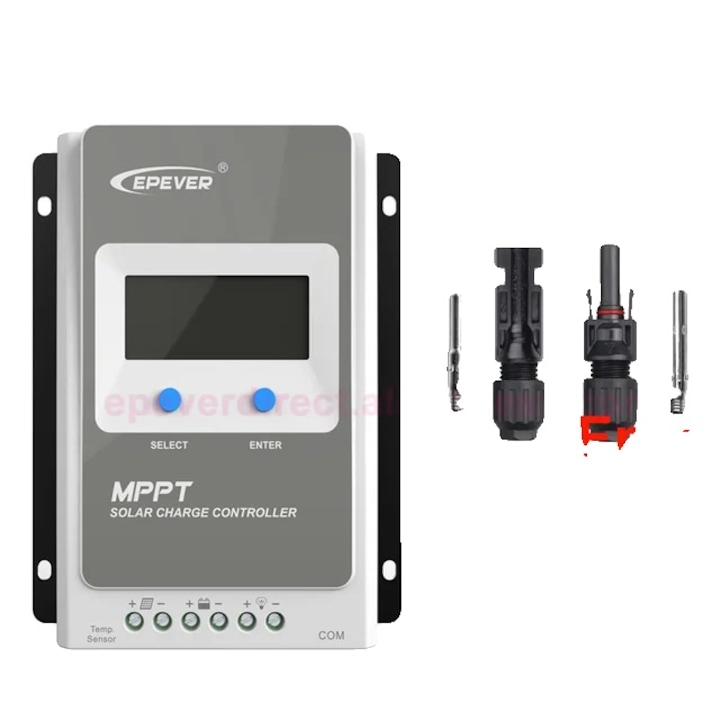 Controler solar MPPT, Tracer1206AN, tehnologie eficienta, WIFI 2.4G, 12V/24V, 10A-40A
