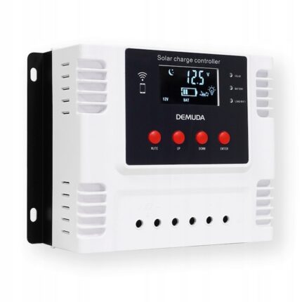 Controler pentru fotovoltaica casnica, 12-48V, 60A, Alb