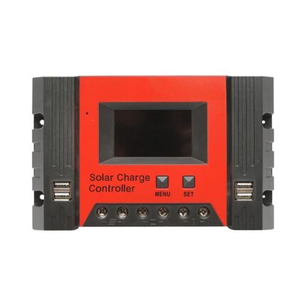 Regulator tensiune PWM panou solar 60A 12V/24V 4X port USB 12V 780W 24V 1560W max 50V