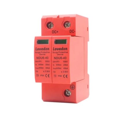 Descarcator de protectie supratensiune panouri fotovoltaice 500Vdc cu semnalizare