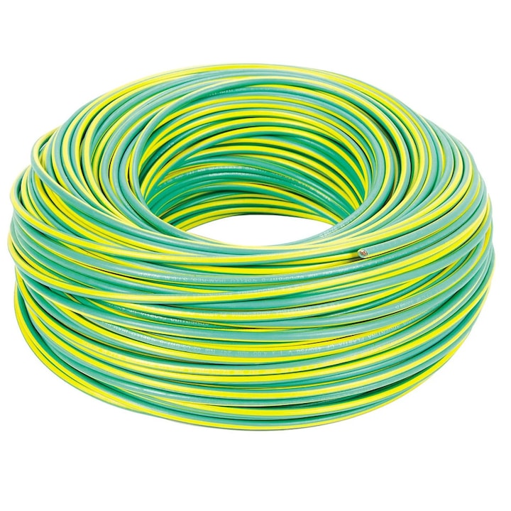 Cablu Solar galben/verde 6mm (25m)